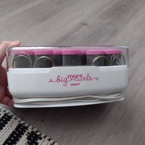 Conair More Big Curls Heated Curlers with Accessories